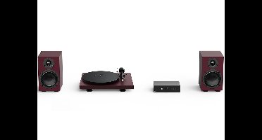Pro-Ject Colourful Audio System 2 rood hifiset