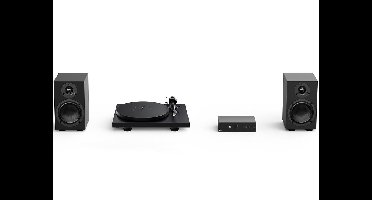 Pro-Ject Colourful Audio System 2 zwart hifiset