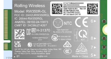 HP 5G Sub-6 WWAN