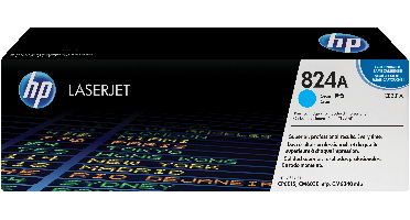 HP 824A originele cyaan LaserJet tonercartridge