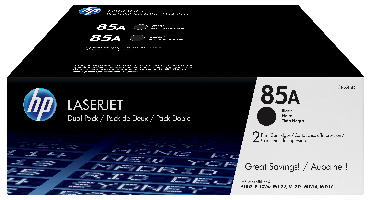 HP 85A originele zwarte LaserJet tonercartridge, 2-pack