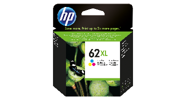 HP 62XL inktcartridge drie-kleuren - hoge capaciteit - (C2P07AE)
