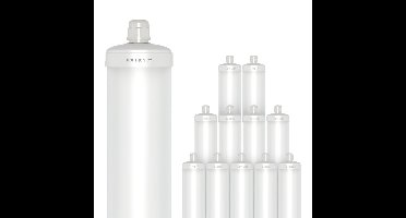 S-Series - Set van 12 LED TL armaturen 120cm - IP65 Waterdicht - 36 Watt 4320 Lumen (120lm/W) - 6500K Daglicht wit - Koppelbaar - IK07 - Tri-Proof plafondverlichting