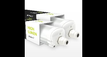 S-Series - Set van 2 LED TL armaturen 120cm - IP65 Waterdicht - 24 Watt 3840 Lumen (160lm/W) - 4000K Neutraal wit - Koppelbaar - IK07 - S-Series Tri-Proof plafondverlichting