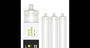 S-Series - Set van 4 LED TL armaturen 120cm - IP65 Waterdicht - 24 Watt 3840 Lumen (160lm/W) - 4000K Neutraal wit - Koppelbaar - IK07 - S-Series Tri-Proof plafondverlichting