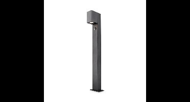 Marion LED Sokkellamp buiten zwart - 100 cm - Bewegingssensor - Padverlichting - GU10 Fitting - Max. 7 Watt - IP65 Waterdicht - Staande buitenlamp