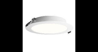 LED Downlight ECO - inbouwspot - mini LED paneel - 18 Watt 1820 lumen - Rond - 4000K neutraal wit - diameter 220mm - plat 27mm