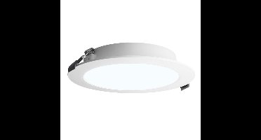 LED downlight ECO - inbouwspot - mini LED paneel - 3 Watt 155 lumen - Rond - 6500K daglicht wit - diameter 100mm - plat 25mm