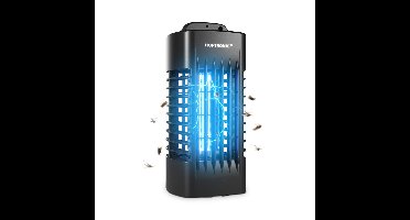 Muggenlamp - Vliegenlamp - UV-Insectenlamp - Elektrisch 4 Watt geschikt voor 20 m² - 1000 volt - Voor binnen - Zwart