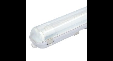 Ecoseries - LED TL armatuur 120cm dubbel IP65 - 6000K - 36 Watt 7200lm (200lm/W) - Flikkervrij koppelbaar - T8 G13 fitting - Incl. 2x LED TL buis