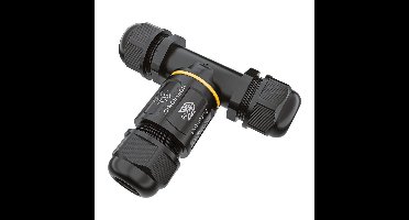 Kabelverbinder - T-vorm - IP68 waterdicht - Waterdichte connector - Voor 2 en 3 aderige kabels (4-11mm)