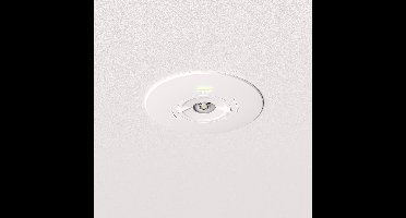 Locus - LED Inbouwspot Noodverlichting Wit - 2 Watt 300 Lumen - Verwisselbare Lens - IP20 voor binnen - 3 uur noodaccu (3300mAh) - 6500K daglicht wit