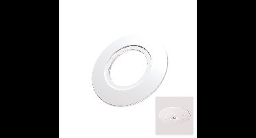 Locus - Afdekring wit - Aluminium