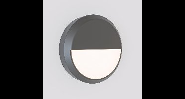 Pulsa LED Bulkhead Zwart met Ooglid - 8W/12,5 Watt - 800/1250 lumen - CCT Lichtkleur instelbaar - IP66 Waterdicht - IK10 Stootvast