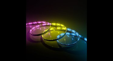 Liora Smart LED Strip 5m - Wifi & Bluetooth - RGBIC - Met afstandsbediening - IP44 voor binnen en buiten - SMD 5050 - 30 LEDs/m