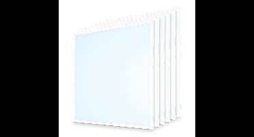 6x LED Paneel - 60x60 cm - 18/25 Watt - 4500 lumen - 180 lumen/watt - 6500K daglicht wit - UGR22 - Flikkervrij - Incl. Philips Xitanium Driver - 5 jaar garantie