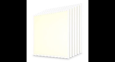 6x LED Paneel - 62x62 cm - 18/25 Watt - 4500 lumen - 180 lumen/watt - 3000K warm wit - UGR22 - Flikkervrij - Incl. Philips Xitanium Driver - 5 jaar garantie