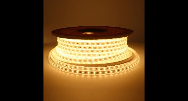 Flex60 LED Strip 50 meter - 3000K warm wit - IP65 waterdicht - Buiten & Binnen - 60 LEDs/m - 700 lumen per meter - Inkortbaar per meter - Dimbaar