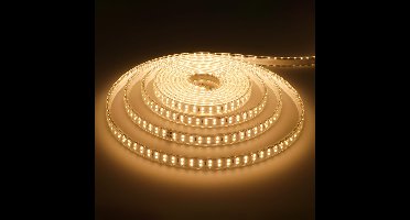 Flex180 LED Strip 5 meter - 3000K warm wit - IP65 waterdicht - Buiten & Binnen - 180 LEDs/m - 60 Watt 5750 lumen - Inkortbaar per 20 cm - Dimbaar