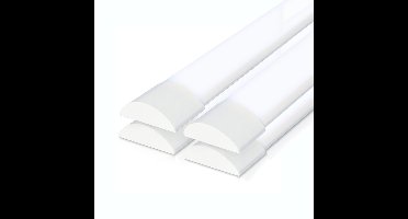 Set van 4 LED Batten 150cm - 50 Watt 7000lm (140lm/W) - 6500K daglicht wit - Vervangt 400 Watt - Samsung SMD LED chips - Flikkervrij - IP20 Stofdicht - Onderbouwverlichting