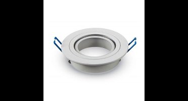 Pittsburg LED Inbouwspot - Kantelbaar armatuur - Diameter 90mm - GU10 Fitting incl. lamphouder - Rond - IP20 voor binnen - Wit