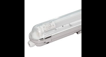 6x LED TL armatuur 120cm - T8 (G13) - 18 Watt 1980 lumen (110lm/W) - 3000K warm wit (830) - Koppelbaar - Flikkervrij - IP65 waterdicht - LED TL Lamp
