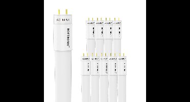 10x LED TL Buis 60cm - T8 G13 fitting - 4000K neutraal wit - 9W 990 lumen (110lm/W) - Flikkervrij - Vervangt 18 Watt (18W/840) - Incl. Starter
