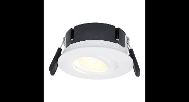 Napels LED inbouwspot Extra Plat (39mm) - 360° Kantelbaar - 8 Watt 570 Lumen - Dimbaar - IP65 - Wit