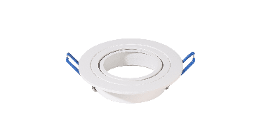 Pittsburg - LED Inbouwspot - Kantelbaar armatuur - Diameter 93mm - GU10 Fitting incl. lamphouder - Rond - IP20 - Wit