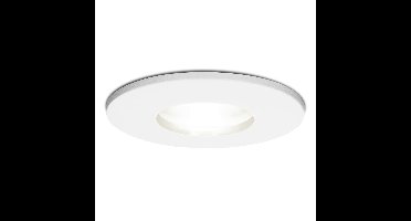 Barcelona - LED Inbouwspots - 5 Watt 400 lumen - 6000K Daglicht wit - GU10 - Dimbaar - Rond - IP44 voor badkamer, buiten en binnen - Wit