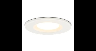 Venezia LED inbouwspot - 6 Watt 650 lumen - 2700K warm wit - Dimbaar - Rond - IP65 waterdicht - Wit - Voor binnen buiten en badkamer