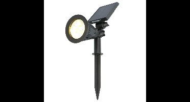 Bend solar prikspot - Incl. Schemerschakelaar - 3000K warm wit - 2 lichtstanden - 200lm - 6-9 uur brandtijd - Kantelbaar en richtbaar - IP65 waterdicht