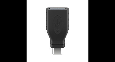 USB 3.2 GEN 1 (USB 3.0) Adapter - USB-C naar USB-A - 5Gbit/s - USB adapter - Zwart