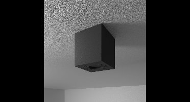 Gibbon LED Opbouwspot - Vierkant - GU10 - Badkamer Opbouwspot - IP65 waterdicht - Voor binnen en buitengebruik - Zwart