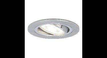 Chandler LED inbouwspot - GU10 4 Watt 345 Lumen - 6500K Daglicht wit - Dimbaar - Rond - Kantelbaar - IP20 Voor binnen - RVS