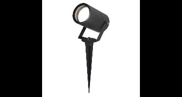 Spikey LED Prikspot - 4 Watt 345 Lumen - 6500K daglicht wit - kantelbaar - zwart - IP64 Waterdicht - GU10 - Tuinspot - tuinverlichting - padverlichting