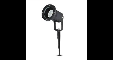 LED prikspot - Dimbaar - Kantelbaar - 6500K daglicht wit - 4 Watt 345 Lumen - IP65 - Waterdicht - Zwart - Tuinspot - tuinverlichting - padverlichting