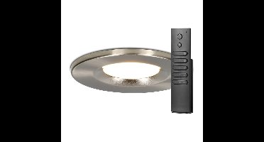 Set van 8 stuks dimbare LED inbouwspots RVS Venezia 6 Watt 2700K IP65 incl. afstandsbediening