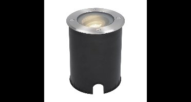 Lilly LED Grondspot buiten - Dimbaar - Kantelbaar - GU10 - Rond - 4000K neutraal wit - 4 Watt 345 Lumen - IK10 - RVS - IP67 waterdicht
