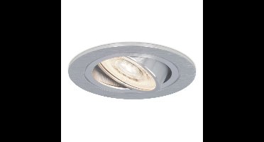 Chandler LED inbouwspot - 6W 570lm - GU10 LED Module - 4000K neutraal wit - Dimbaar - Rond - Kantelbaar - Voor binnen - RVS