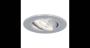 Chandler LED inbouwspot - Extra plat 58mm - GU10 LED Module - 6000K daglicht wit - Dimbaar - Rond - Kantelbaar - IP20 Voor binnen - RVS