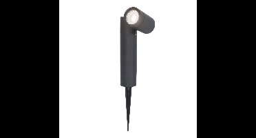 Pinero LED prikspot - GU10 4 Watt 345 Lumen - Dimbaar - Kantelbaar - 6500K daglicht wit - IP64 Waterdicht - Zwart - Tuinspot - Pinspot