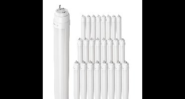 25x LED TL Buis 120cm - T8 G13 Fitting - 12/18 Watt 3600 lumen (200lm/W) - 4000K neutraal wit - Flikkervrij - Vervangt 150 Watt (150W/840) - Incl. Starter