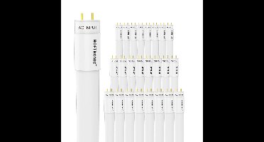 25x LED TL Buis 60cm - T8 G13 Fitting - 9W 1170 lumen (130lm/W) - 4000K neutraal wit - Flikkervrij - Vervangt 25 Watt (25W/840) - Incl. Starter