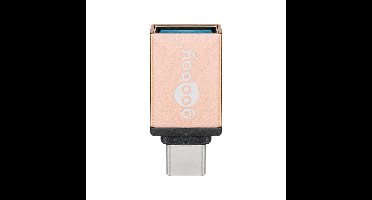 USB 3.2 GEN 1 (USB3.0) USB-C stekker - USB-A (F) naar USB-C (M) - 5Gbit/s - USB adapter - Goud
