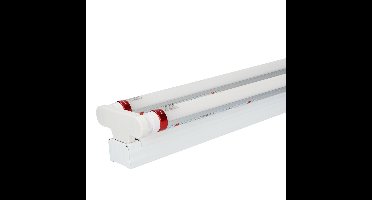 10x LED TL armatuur 150cm dubbel - T8 (G13) - 60W 10500 lumen (175lm/W) - 4000K neutraal wit(840) - Flikkervrij - IP20 Stofdicht