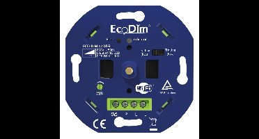 Smart LED Dimmer WiFi Inbouw - 0-250 Watt - Geschikt voor fase aan- en afsnijding - Min. Instelbaar - ECO-DIM.07.WiFi