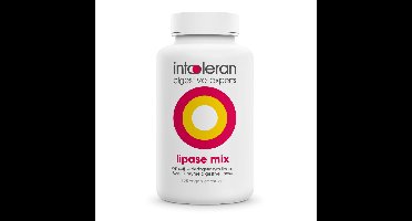Intoleran Lipase Mix - 108 Capsules | Ondersteunt de Vertering van Vetten | Puur, Vegan en Glutenvrij