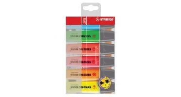 Stabilo Boss Markeerstiften assorti - 6 stuks