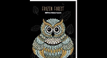 Glitter kleurboek Black edition - Frozen Forest